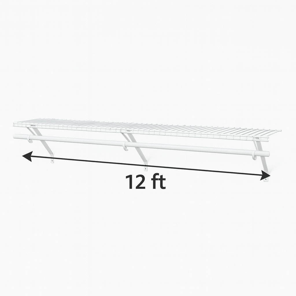 Wire Shelving Open Sliding - Free Slide