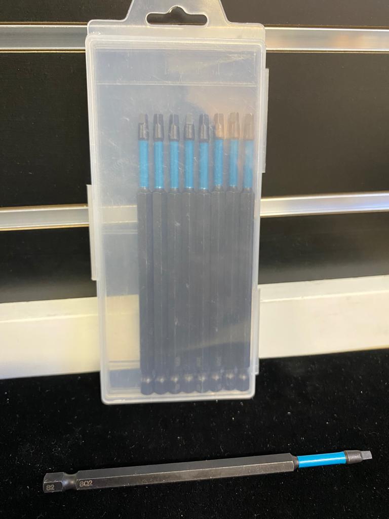 Square Impact Bits 125mm 5"
