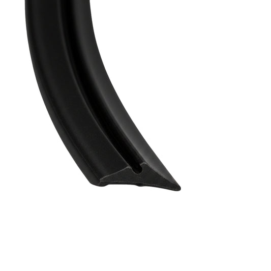Black 6mm pivot top and bottom rubber for glass doors, by Best Glass Parts, shown in this image.