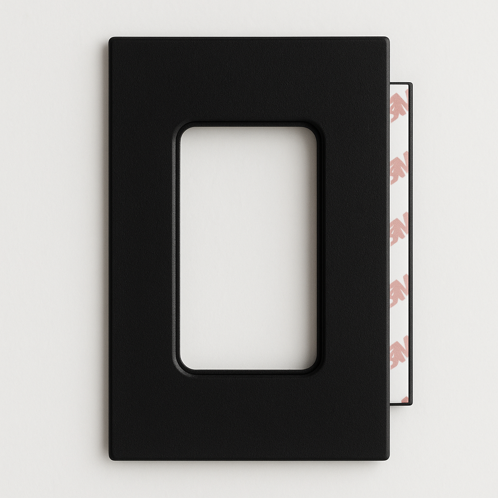 Black handle with 3M adhesive sticker from Best Glass Parts, designed for secure attachment and easy installation.