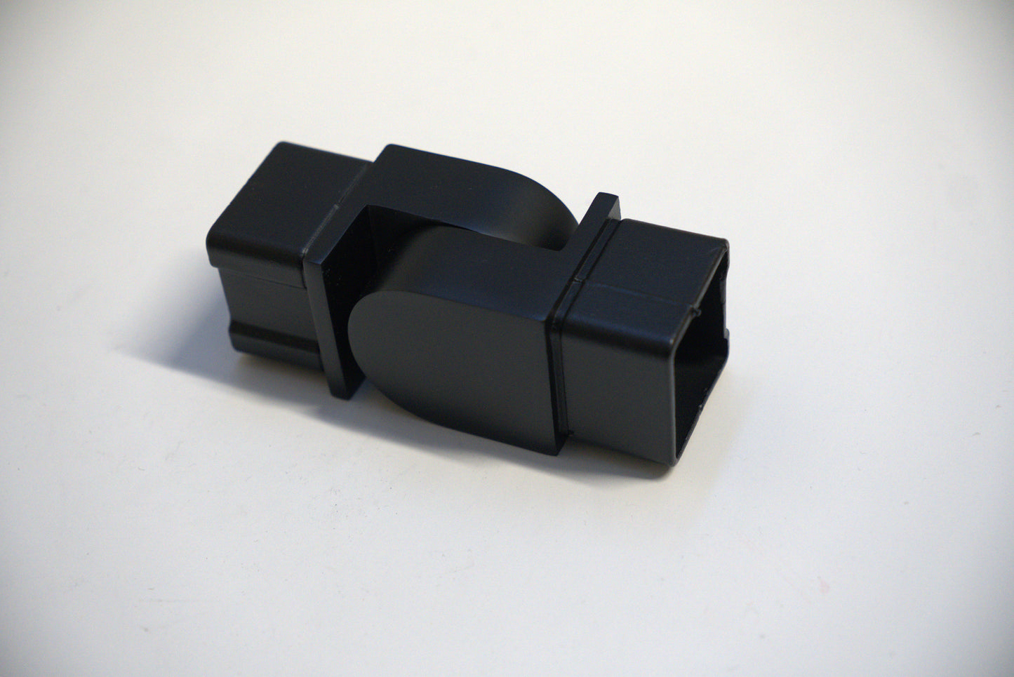 Square metal handrail top rail from Best Glass Parts, designed for railing rotation inside, shown in the image.