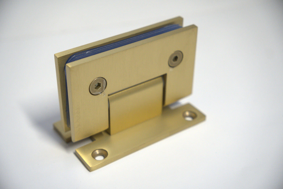 Standard GEN Hinge Wall to Glass H Plate by Best Glass Parts, showing a metal hinge plate for glass door installation.