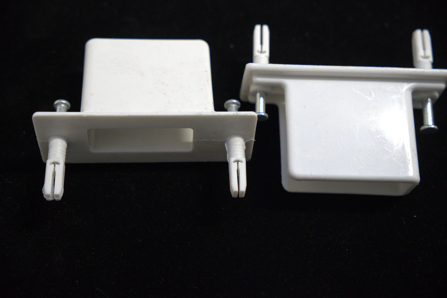 Wire shelving wall bracket by Best Glass Parts, sturdy metal support for wall-mounted shelving, shown in a close-up view.