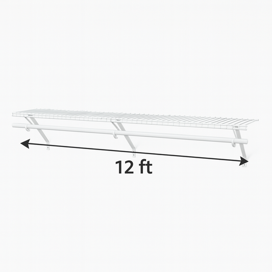 Wire Shelving Open Sliding - Free Slide