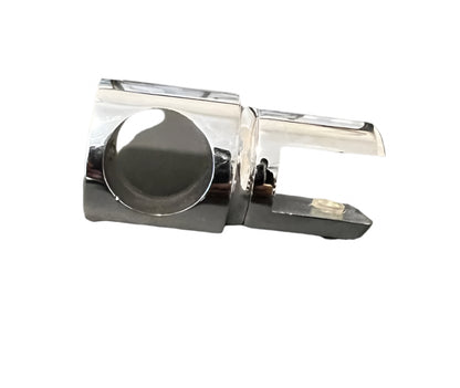 Support Bar Clamp Glass to Rod Open