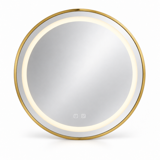 Aluminum Round LED Bathroom Mirror 30" x 30" – ATLD-RD
