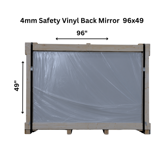 4mm Safety Mirror 96x49 (Crate) | 70 Sheets