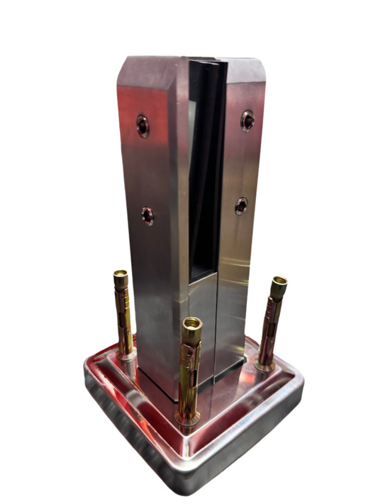 Railing Glass Spigot Glass to Glass 90°