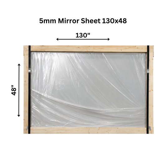 5mm Mirror 130x42 (Crate) | 48 Sheets