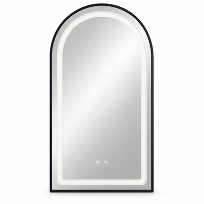 Aluminium Alloy Arch LED Mirror - 24"x36" - ATLD-ADF