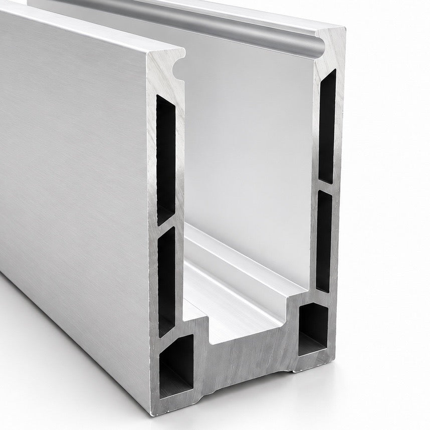 Base Shoe Railing With Cladding – 144" Long