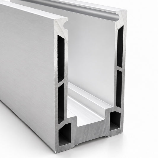 Base Shoe Railing With Cladding – 144" Long