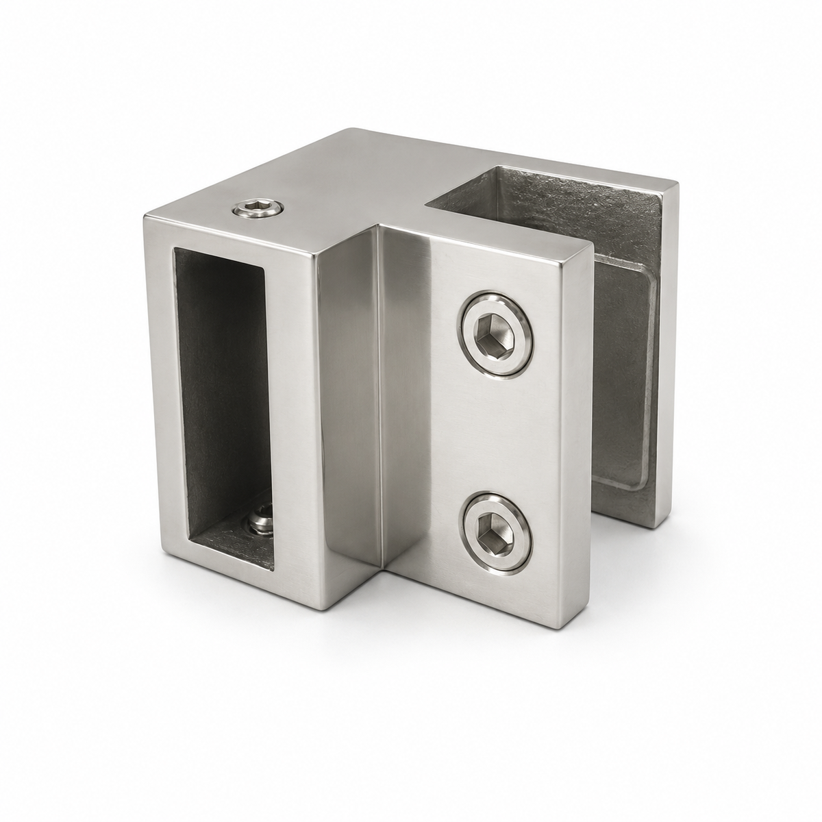 Square Bar Clamp Glass to Rod
