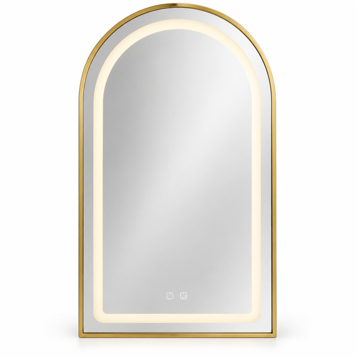 Aluminium Alloy Arch LED Mirror - 24"x36" - ATLD-ADF