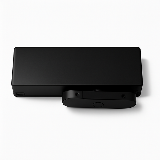 Bottom Floor Hinge Black