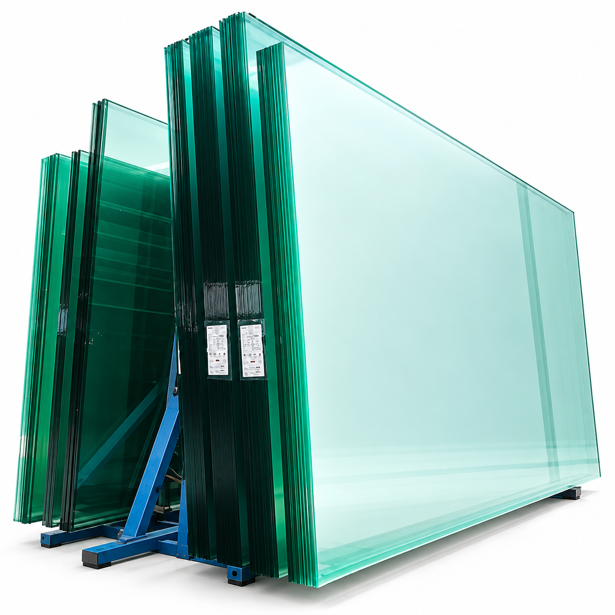 8mm (5/16") Laminated Clear Glass Sheets 30" x 68" – Crate of 80