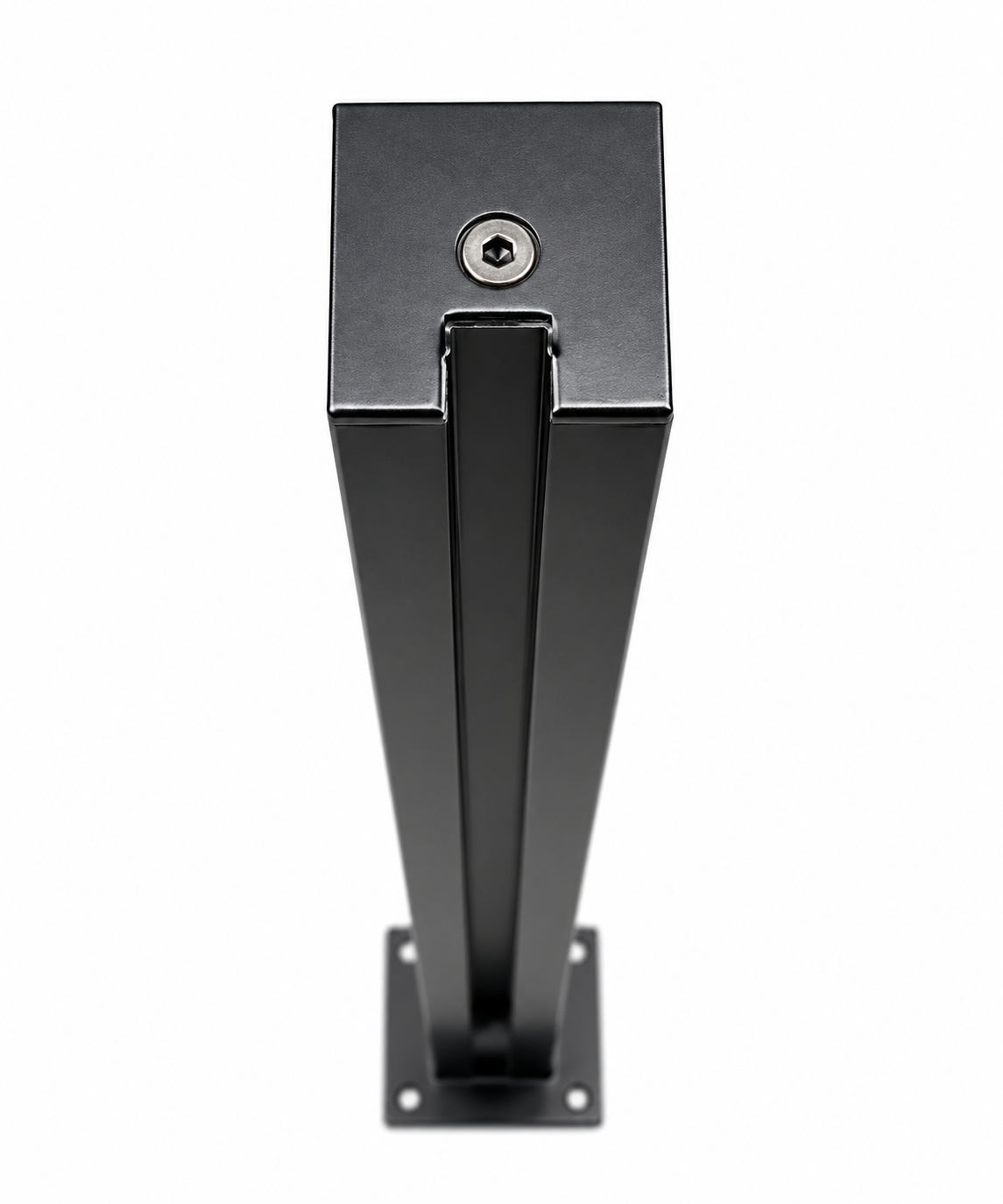 Glass Railing Post System 42" High - Black