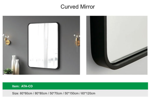 Aluminium Framed Rectangle Mirror - 24"x36" - ATA-CD