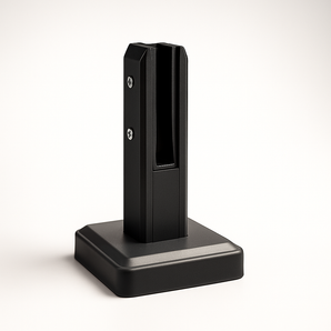 Railing Glass Spigot End to Glass 90°