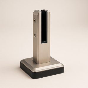 Railing Glass Spigot End to Glass 90°