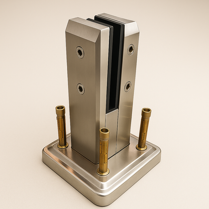 Railing Glass Spigot Glass to Glass 90°