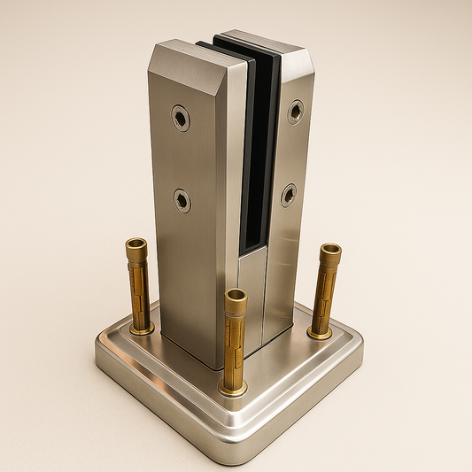 Railing Glass Spigot Glass to Glass 90°