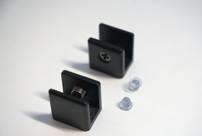 Showcase Shelf Bracket 10mm glass Square