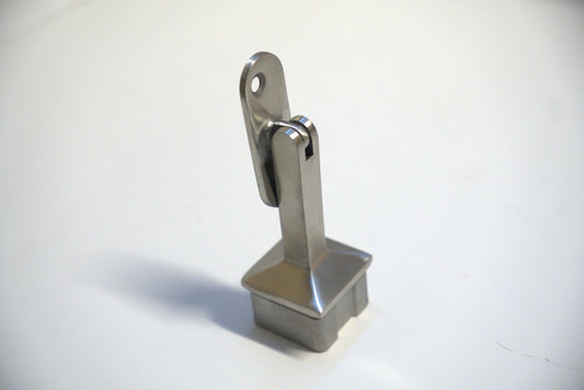 Railing Square Post Component For Round Handrail Bracket