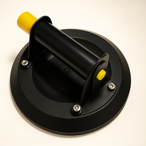 Glass Suction Cup Single Black