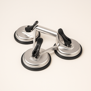 Suction Cup Triple Plate Chrome