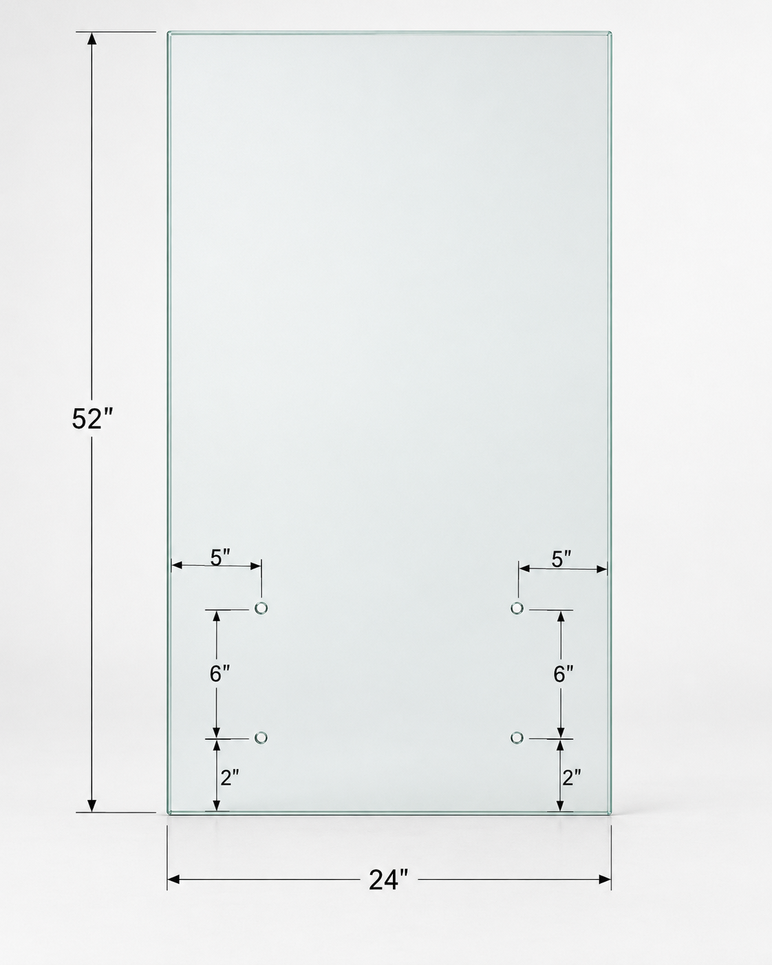 12mm tempered glass standoff railing fitting from Best Glass Parts, showing the polished chrome finish and mounting hardware.
