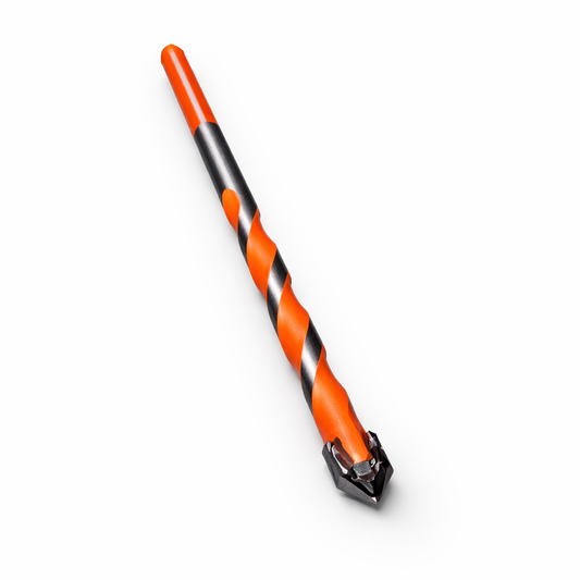 Red Ultimate drill bit by Best Glass Parts, showing its sharp cutting edge and sturdy metal shank for glass drilling applications.