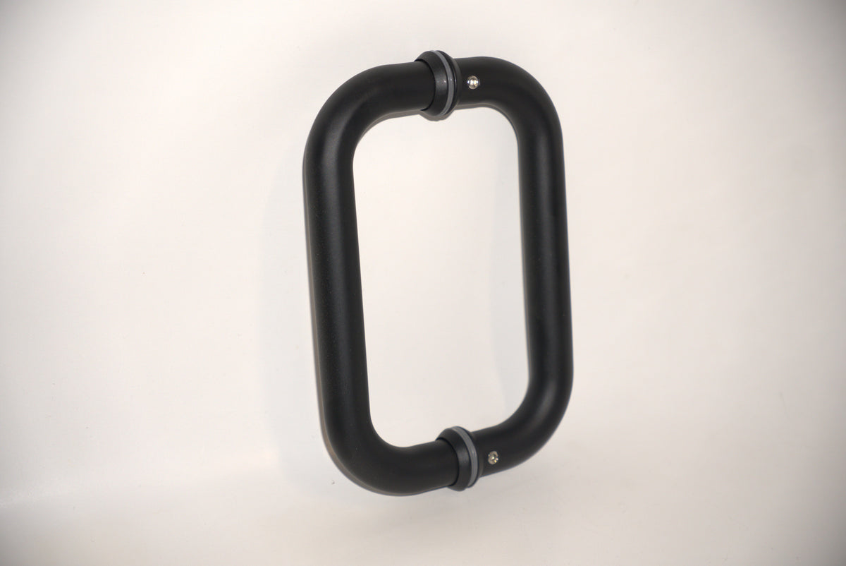 Chrome round pull handle by Best Glass Parts, showing its sleek, circular design suitable for glass doors or cabinets.
