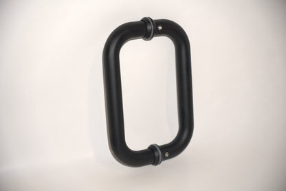 Chrome round pull handle by Best Glass Parts, showing its sleek, circular design suitable for glass doors or cabinets.