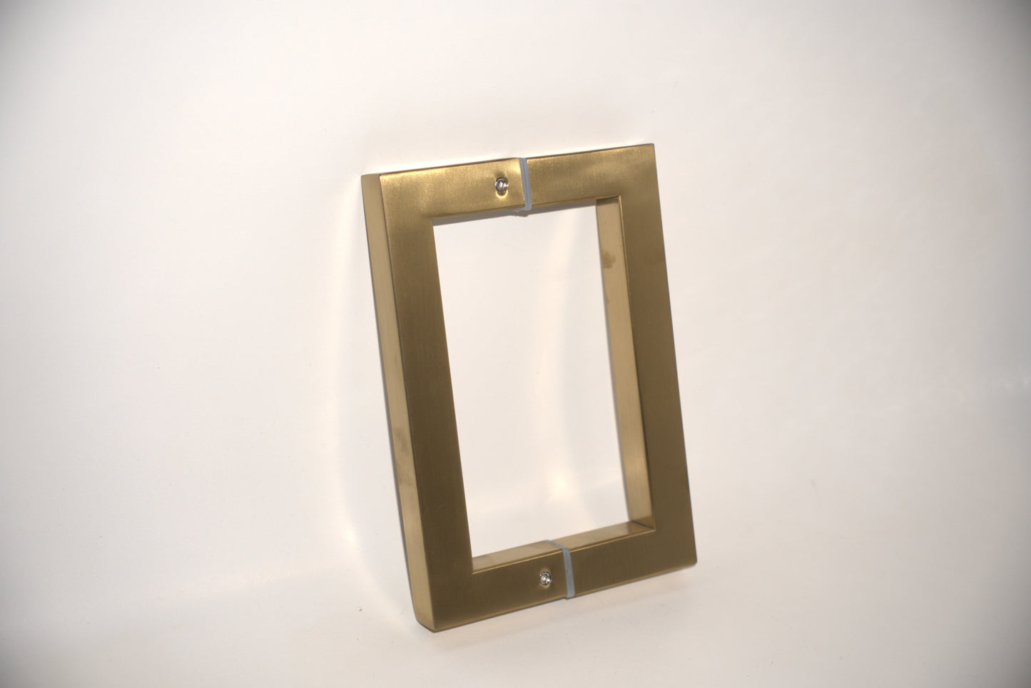 Square chrome pull handle by Best Glass Parts, featuring a sleek design for glass doors or cabinets.