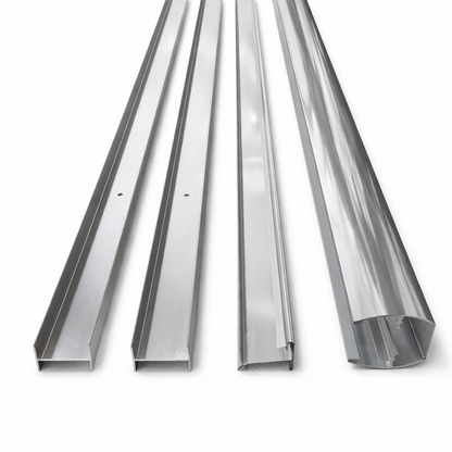 Chrome 6mm shower slider kit from Best Glass Parts, includes adjustable sliding door hardware for glass shower enclosures.