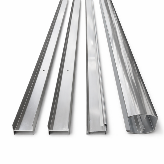 Chrome 6mm shower slider kit from Best Glass Parts, includes adjustable sliding door hardware for glass shower enclosures.