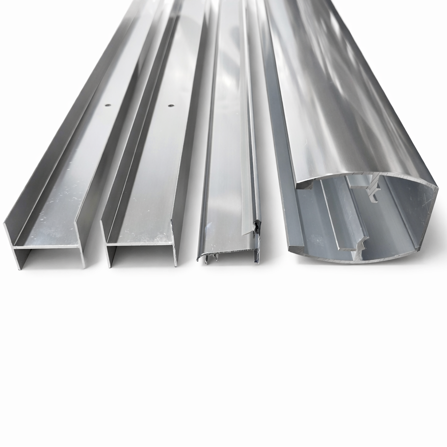 Chrome 6mm shower slider kit by Best Glass Parts, includes adjustable sliding door components for glass shower enclosures.