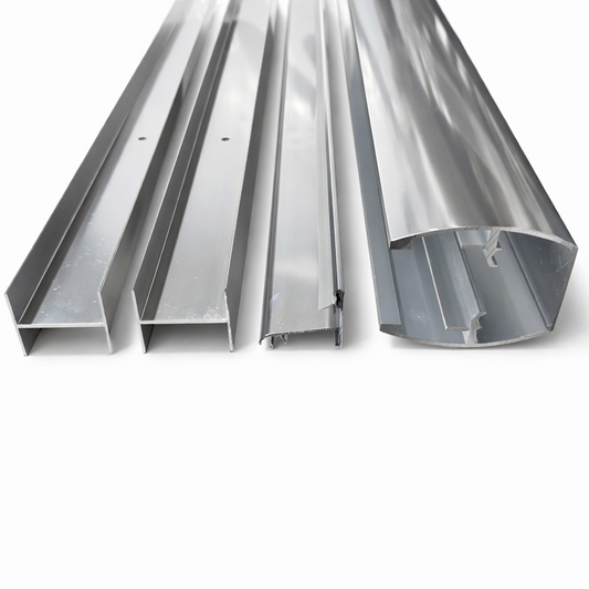 Chrome 6mm shower slider kit by Best Glass Parts, includes adjustable sliding door components for glass shower enclosures.