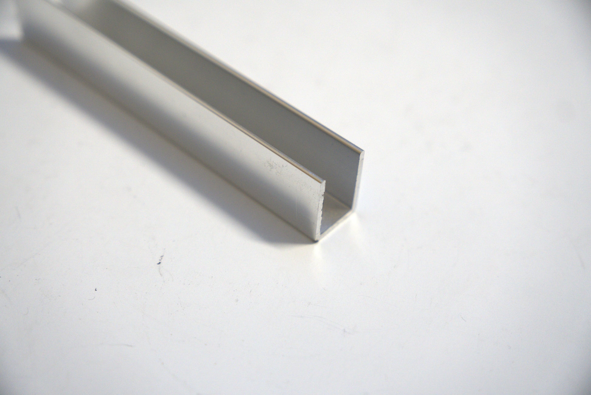U Channel 3/4 inch by 40 inches long from Best Glass Parts, showing the metal U-shaped support channel on a neutral background.