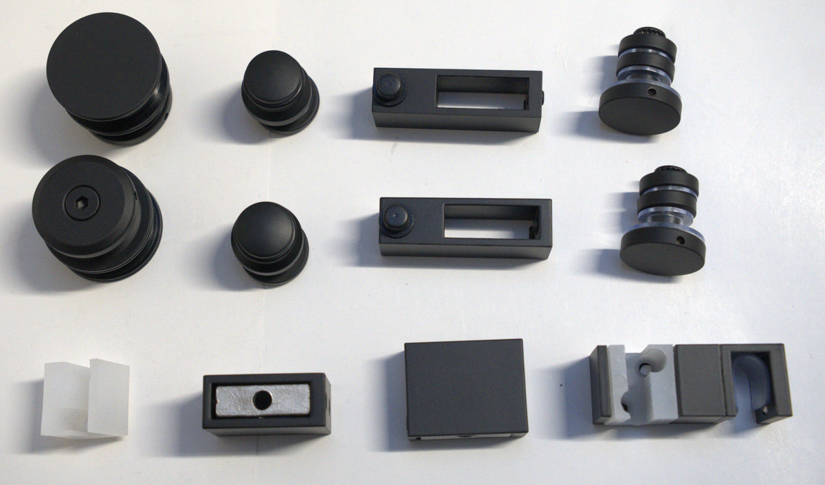 Chrome Skyline Roller Kit by Best Glass Parts, showing 8-10mm glass rollers with sleek chrome finish for shower door installation.