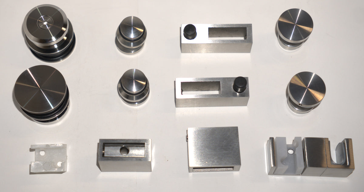 Chrome Skyline Roller Kit by Best Glass Parts featuring 8-10mm rollers for glass shower doors.