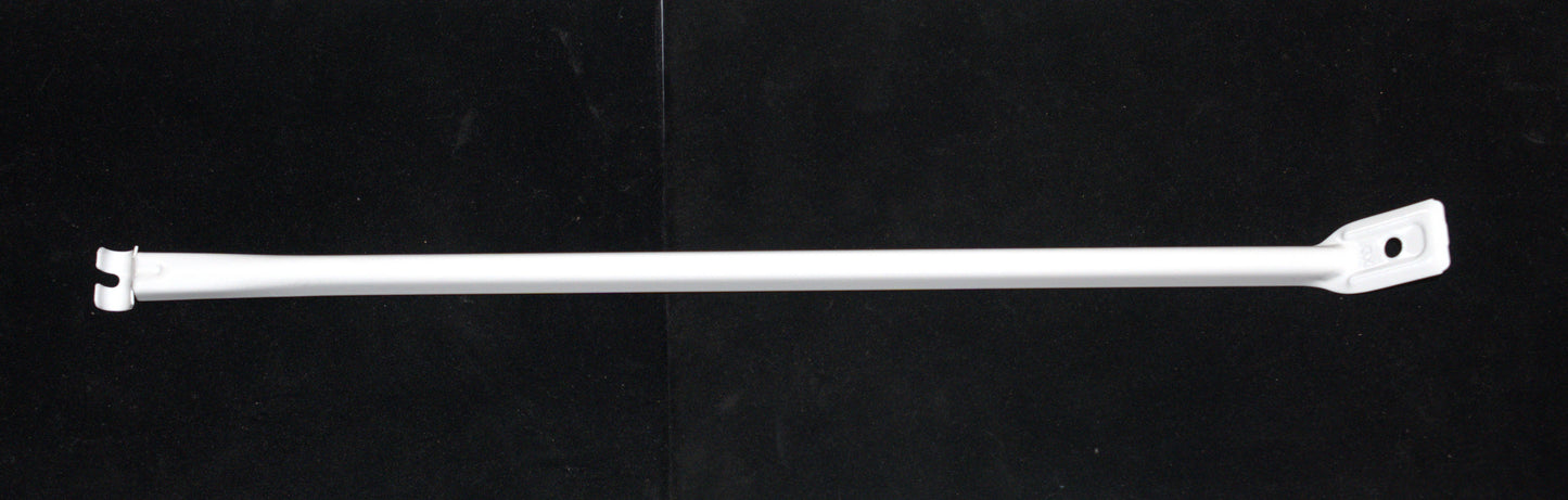 Wire shelving support braces from Best Glass Parts, sturdy metal brackets for secure shelving installation.