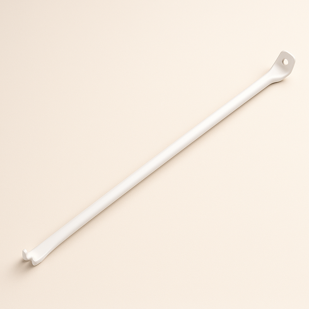Wire shelving support braces from Best Glass Parts, used to secure and stabilize wire shelving units in storage systems.