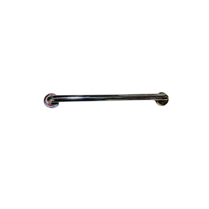 Heavy-duty white grab bar from Best Glass Parts, mounted on a wall for safety and support in bathrooms or showers.