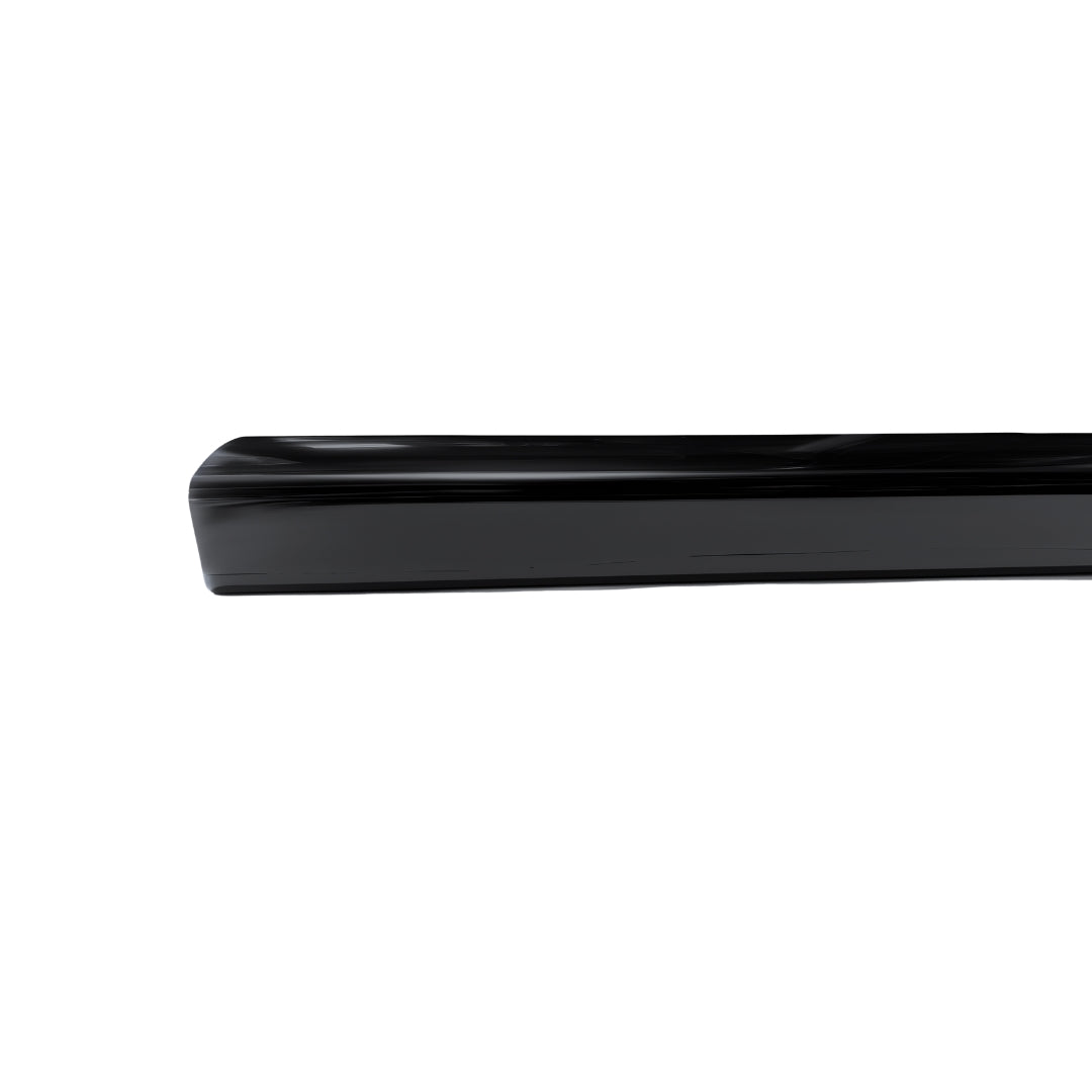 Black Nova Frame Header by Best Glass Parts, showcasing a sleek, durable glass frame component with detailed design.