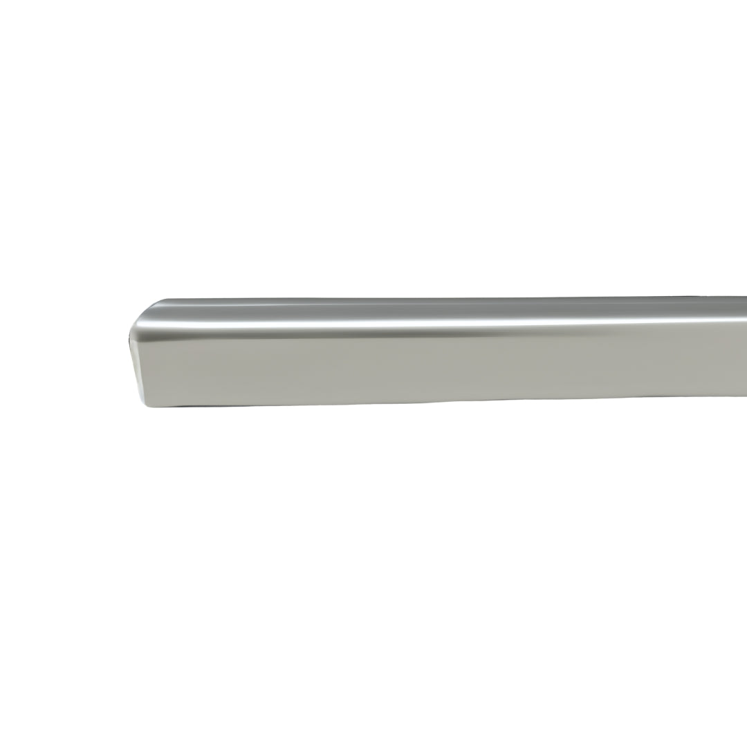 Black Nova Frame Header by Best Glass Parts, showcasing a sleek glass door frame component for modern installations.