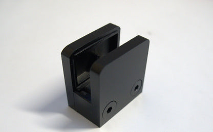 Small 45mm flat base clamp from Best Glass Parts, showing the sturdy metal clamp with flat base for secure glass installation.