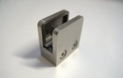 Small 45mm flat base clamp by Best Glass Parts, showing the sturdy metal clamp with flat base for glass fixtures.