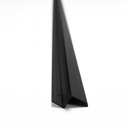 Best Glass Parts Neo Angle Bottom Sweep 8mm shower door seal, 96 inches long, clear silicone for waterproof sealing.